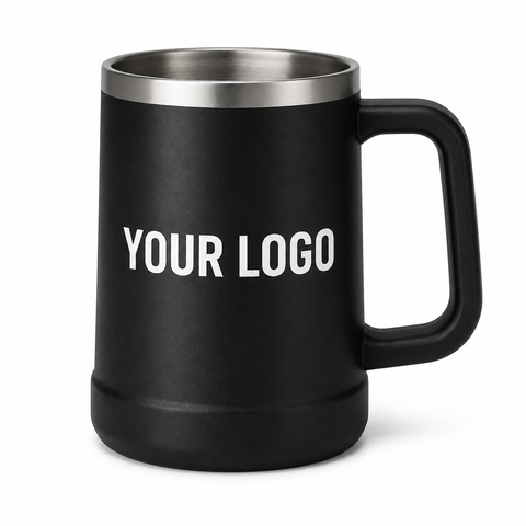 Insulated Beer Mug - custom beer mugs with your logo