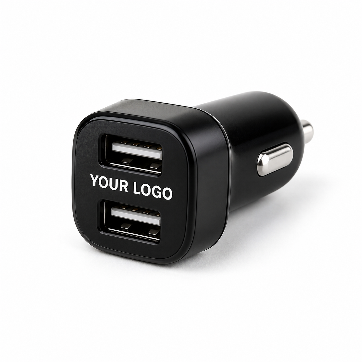 Dual-Port Car Charger - custom car chargers with your logo