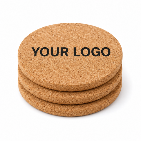Cork Coasters - custom cork coasters with your logo