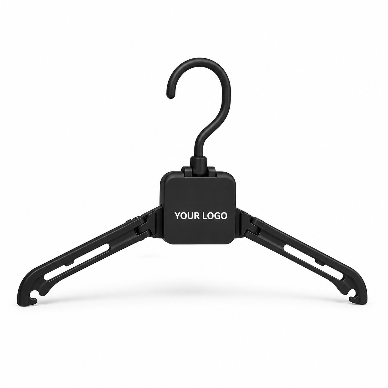 Foldable Travel Hanger - custom foldable hangers with your logo