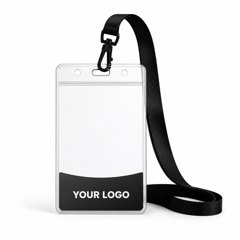 Vertical ID Card Holder - custom id card holders with your logo