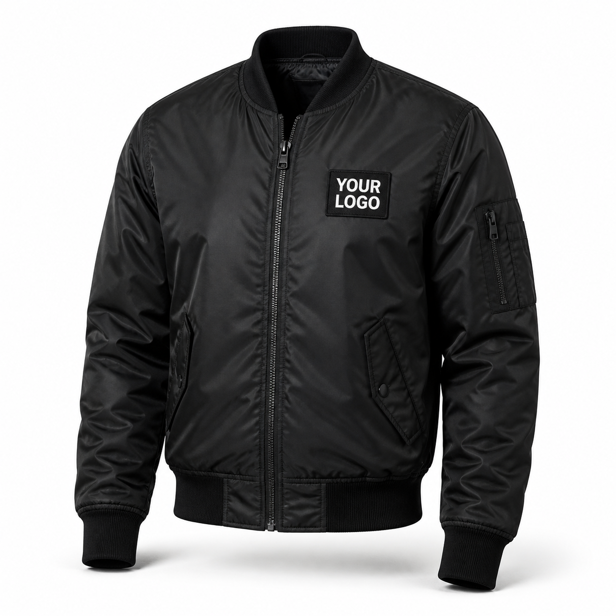 Lightweight Bomber Jacket - custom jackets with your logo