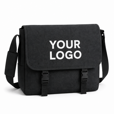 Canvas Messenger Bag - custom messenger bags with your logo