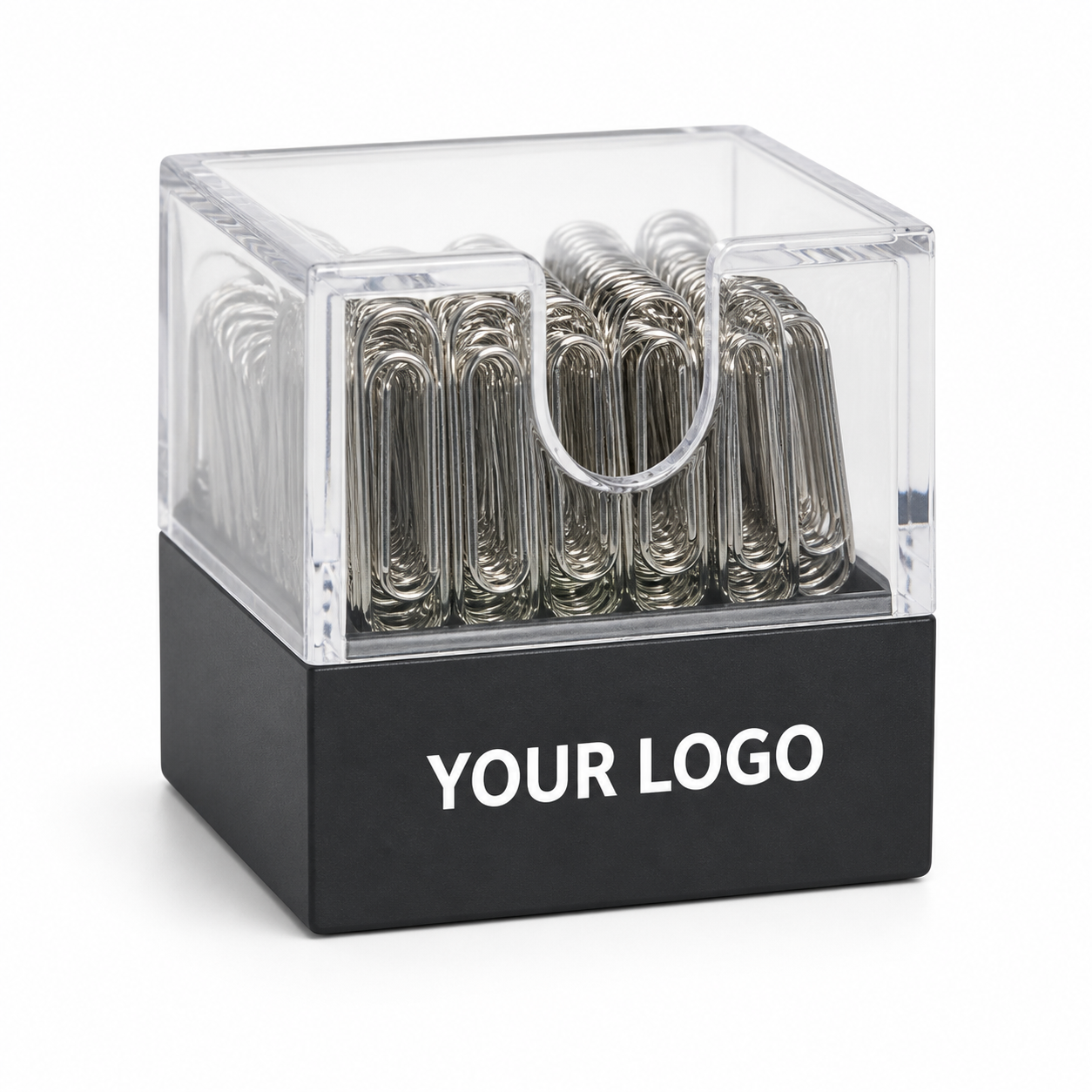 Paper Clip Dispenser - custom paper clips with your logo