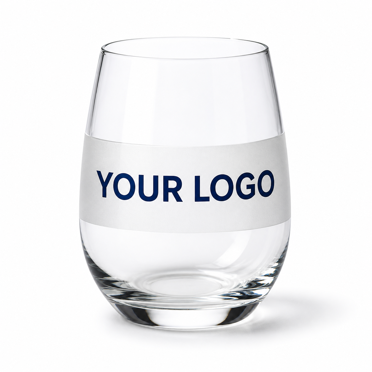 Stemless Glassware - custom glassware with your logo