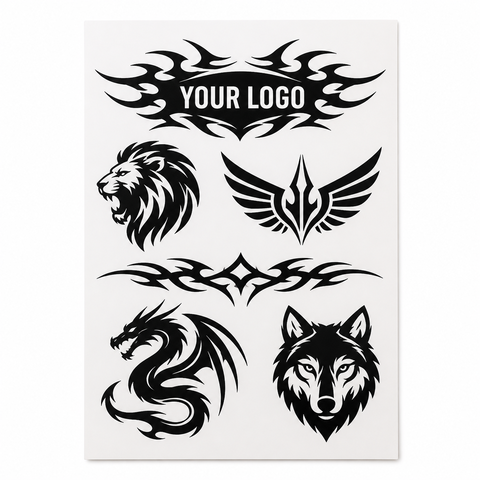 Temporary Tattoos - custom temporary tattoos with your logo