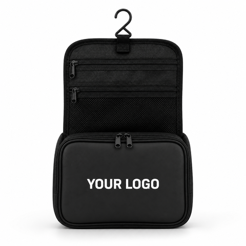 Hanging Toiletry Pouch - custom toiletry bags with your logo