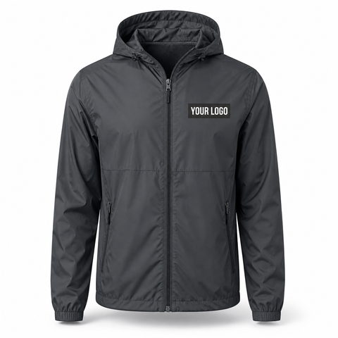 Hooded Windbreaker - custom windbreakers with your logo